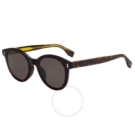 fendi ff m0052|Fendi FF M0052/F/S Asian Fit 086/IR Sunglasses in Tortoiseshell .